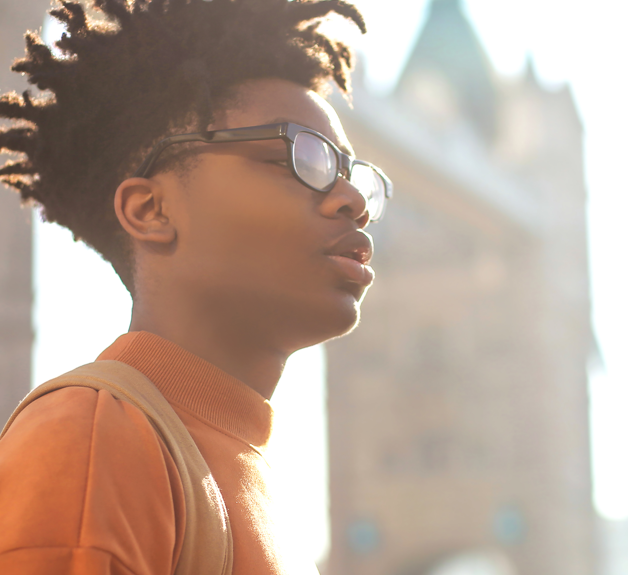 Young African male